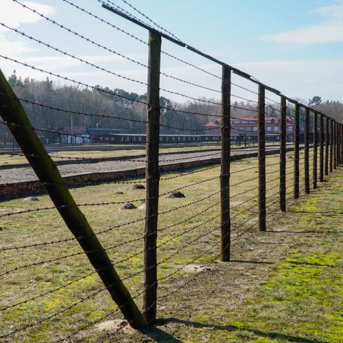 A fragment of the fence on the site of the former KL Stutthof Concentration Camp is a grim reminder of dark times for Poland and Europe.