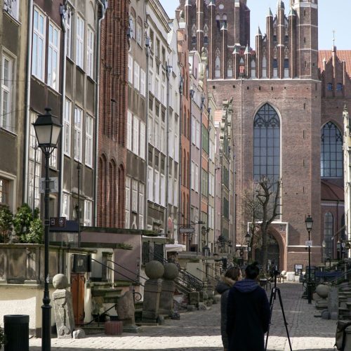 Mariacka Street, one of the most visited corners of Gdańsk.